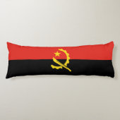Flagge Angolas Seitenschläferkissen (Vorderseite)