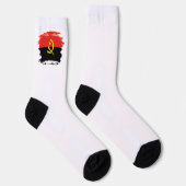 Flagge Angolas Socken (Rechts)