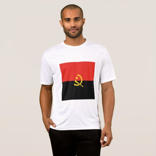 Flagge Angolas T-Shirt (Vorne ganz)