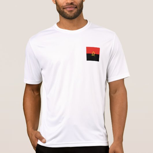 Flagge Angolas T-Shirt (Vorderseite)