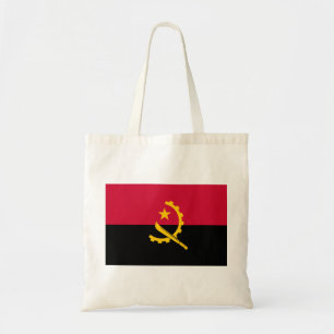 Flagge Angolas Tragetasche