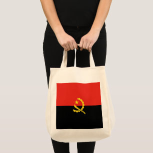 Flagge Angolas Tragetasche