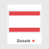 Flagge Antwerpens, Belgien Aufkleber (Blatt)