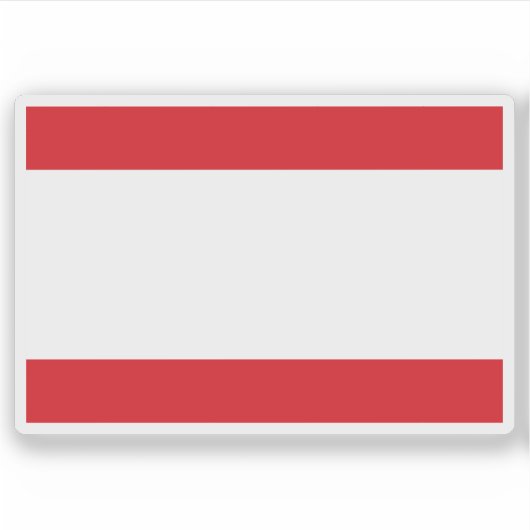 Flagge Antwerpens, Belgien Aufkleber (Vorderseite)