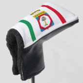 Flagge Apuliens (Italien) Golf Headcover (3/4 Vorderseite)