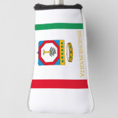 Flagge Apuliens (Italien) Golf Headcover (Rotieren 90)