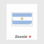 Flagge ARGENTINAS Aufkleber (Blatt)