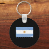 Flagge ARGENTINAS Schlüsselanhänger (Vorderseite)
