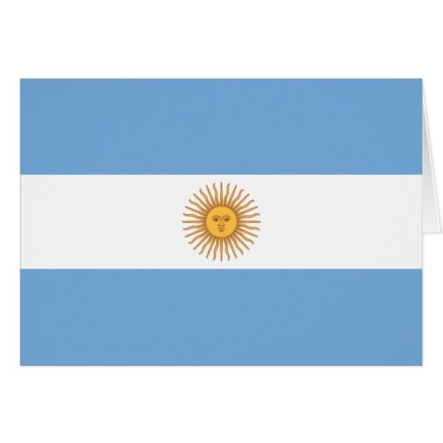 Flagge Argentiniens (Vorderseite (Horizontal))