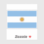 Flagge Argentiniens Aufkleber (Blatt)