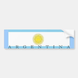 Flagge Argentiniens Autoaufkleber