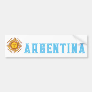 Flagge Argentiniens Autoaufkleber