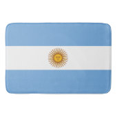 Flagge Argentiniens Badematte (Vorderseite)