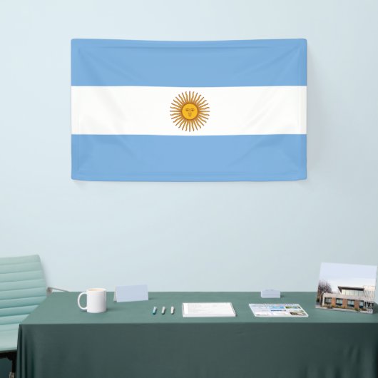 Flagge Argentiniens Banner (Messeveranstaltung)