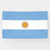 Flagge Argentiniens Banner (Horizontal)