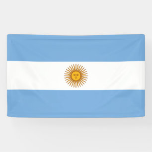 Flagge Argentiniens Banner
