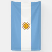 Flagge Argentiniens Banner (Vertikal)
