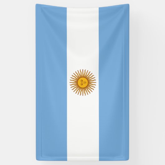 Flagge Argentiniens Banner (Vertikal)
