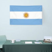 Flagge Argentiniens Banner (Messeveranstaltung)