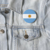 Flagge Argentiniens Button (Beispiel)