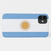 Flagge Argentiniens Case-Mate iPhone Hülle (Rückseite (Horizontal))