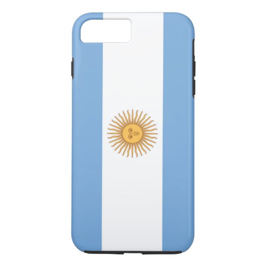 Flagge Argentiniens Case-Mate iPhone Hülle (Rückseite)