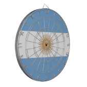 Flagge Argentiniens Dartscheibe (Vorderseite Links)