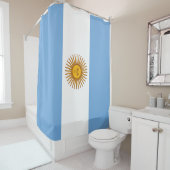 Flagge Argentiniens Duschvorhang (Beispiel)
