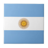 Flagge Argentiniens Fliese (Vorderseite)