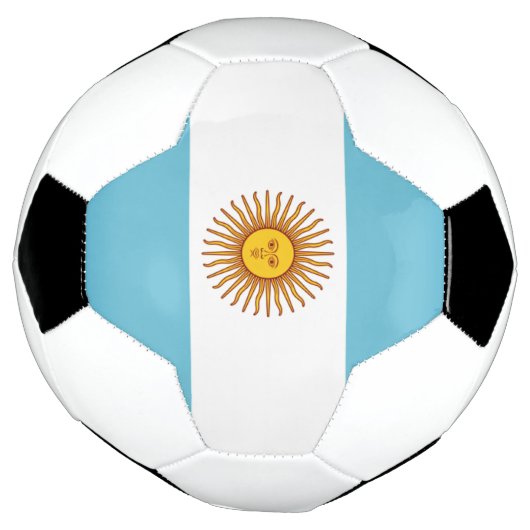Flagge Argentiniens Fußball (Gedreht)
