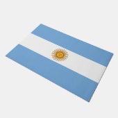 Flagge Argentiniens Fußmatte (Schrägansicht)