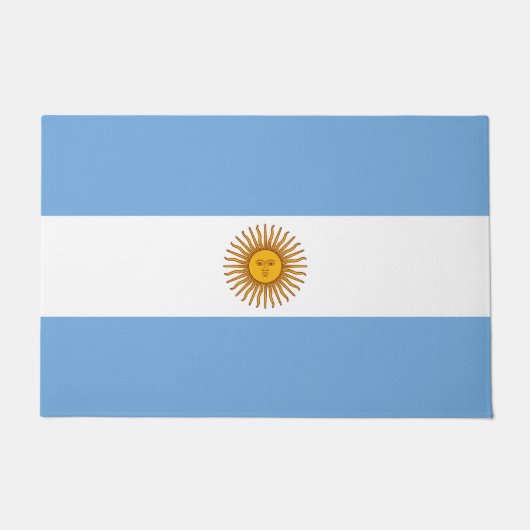 Flagge Argentiniens Fußmatte (Vorderseite)