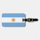 Flagge Argentiniens Gepäckanhänger (Vorderseite horizontal)