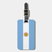 Flagge Argentiniens Gepäckanhänger (Vorderseite vertikal)