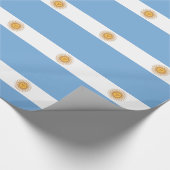 Flagge Argentiniens Geschenkpapier (Ecke)