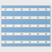 Flagge Argentiniens Geschenkpapier (Flach)