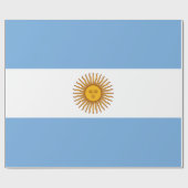 Flagge Argentiniens Geschenkpapier (Flach)
