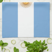 Flagge Argentiniens Geschirrtuch (Gefaltet)