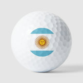 Flagge Argentiniens Golfball (Vorderseite)