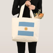 Flagge Argentiniens Jumbo Stoffbeutel (Vorderseite (Produkt))