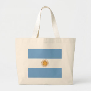 Flagge Argentiniens Jumbo Stoffbeutel