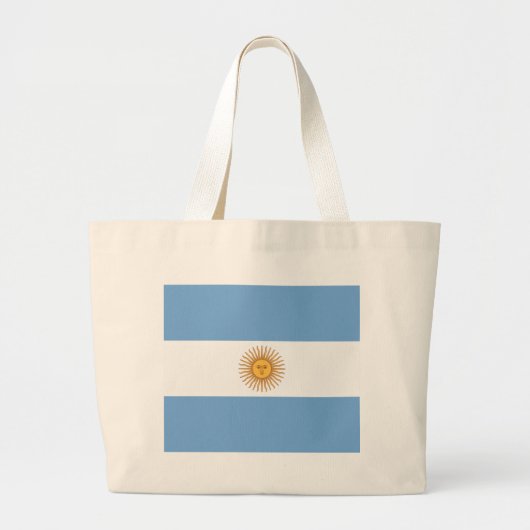 Flagge Argentiniens Jumbo Stoffbeutel (Vorne)