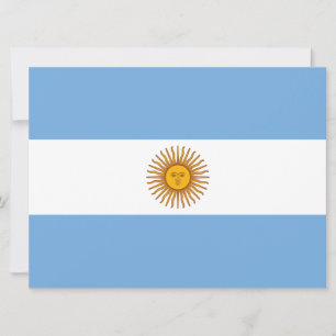 Flagge Argentiniens Karte