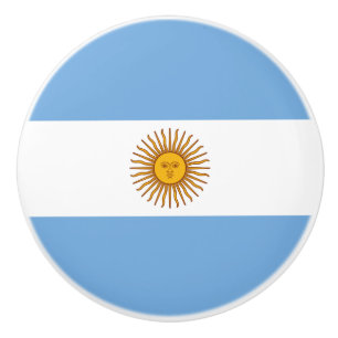 Flagge Argentiniens Keramik Knob Keramikknauf