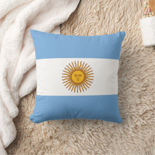 Flagge Argentiniens Kissen