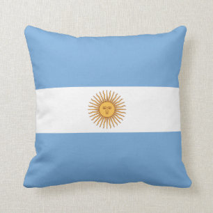 Flagge Argentiniens Kissen