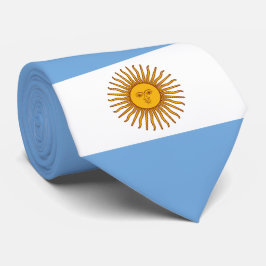 Flagge Argentiniens Krawatte
