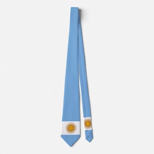 Flagge Argentiniens Krawatte (Vorderseite)