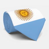 Flagge Argentiniens Krawatte (Gerollt)