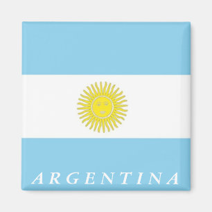 Flagge Argentiniens Magnet